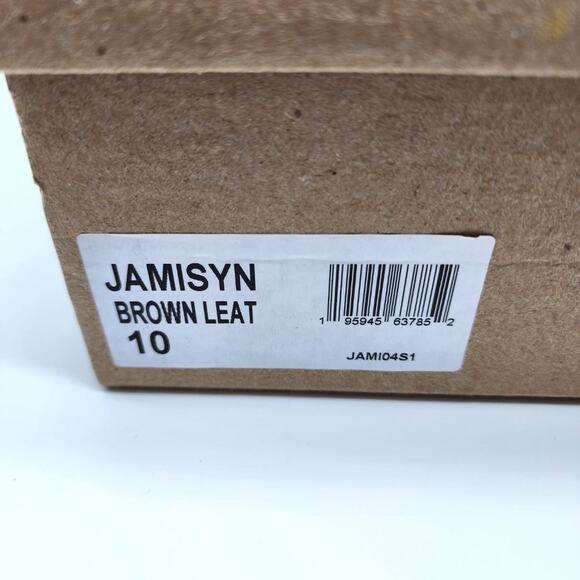 NWT Steve Madden Jamisyn Brown Leather Boots 10 - Picture 4 of 4